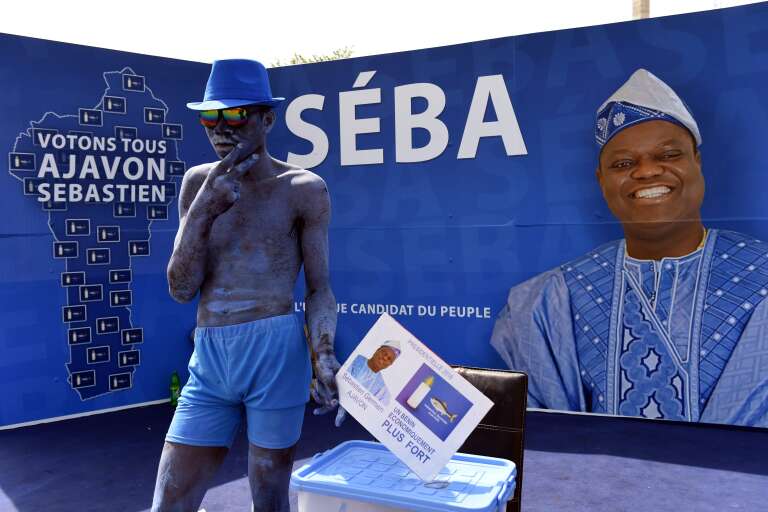 Lors de la campagne présidentielle de Sebastien Ajavon, le 3 mars 2016, à Cotonou.
