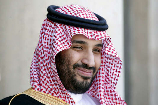 Le prince heritier saoudien, Mohammed Ben Salman, en juin 2015 a l'Elysee.