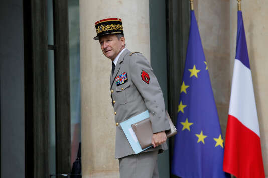 Le chef d’état-major Pierre de Villiers a présenté sa démission, le 19 juillet.
