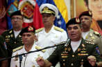 Le ministre de la défense vénézuélien, Vladimir Padrino,  lors d’une conférence de presse le 1er août 2017.