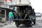Les militaires sont encore présents à Nairobi, dimanche 13 août.