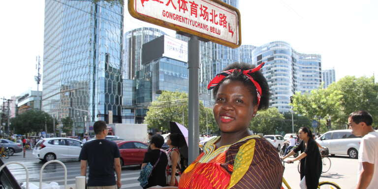 Maria Belgica Catalina Nvo Acaba est la seule étudiante équato-guinéenne à étudier à l’Académie du film de Pékin.