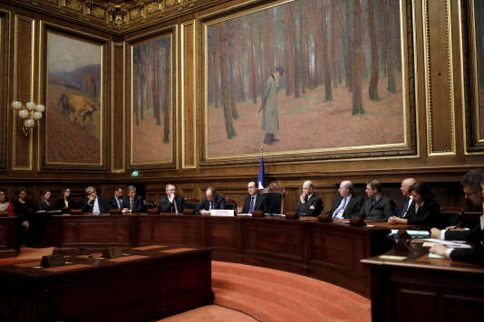 Le Conseil d'Etat, à Paris, en mars.
