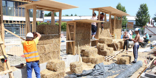 Le chantier de l’école des Boutours, à Rosny-Sous-Bois.