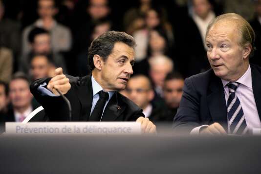 Nicolas Sarkozy et Brice Hortefeux, son fidèle de toujours, lors de la campagne de 2007.