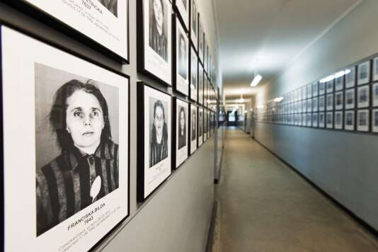 Exposition au camp d’extermination nazi d’Auschwitz-Birkernau, en Pologne.