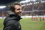 Stéphane Masala, l’entraîneur des Herbiers, après la victoire de son équipe face à Lens, le 27 février 2018 à Nantes.