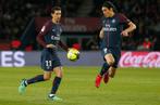 Thibault Camus / AP Edinson Cavani et Angel Di Maria ont remporté le septième titre de champion du Paris Saint-Germain sans réelle opposition.