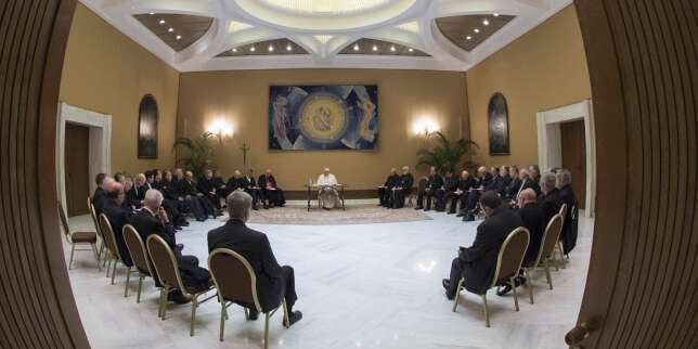 Le 15 mai, le pape françois recevait les évêques du Chili au Vatican.