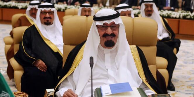 L'idée d'une union a été lancée en décembre par le roi Abdallah d'Arabie saoudite (ici lors de la cérémonie d'ouverture d'un sommet à Riyad le 28 mars 2007).