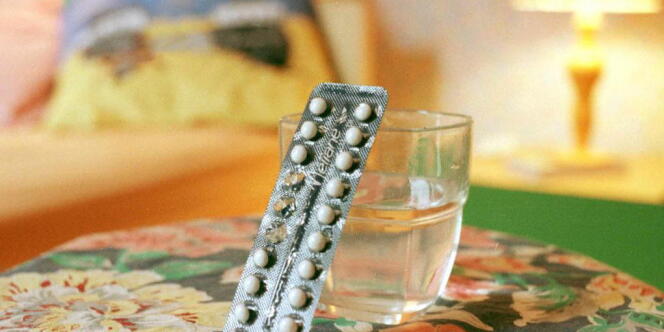 Un plaquette de pilules contraceptives.