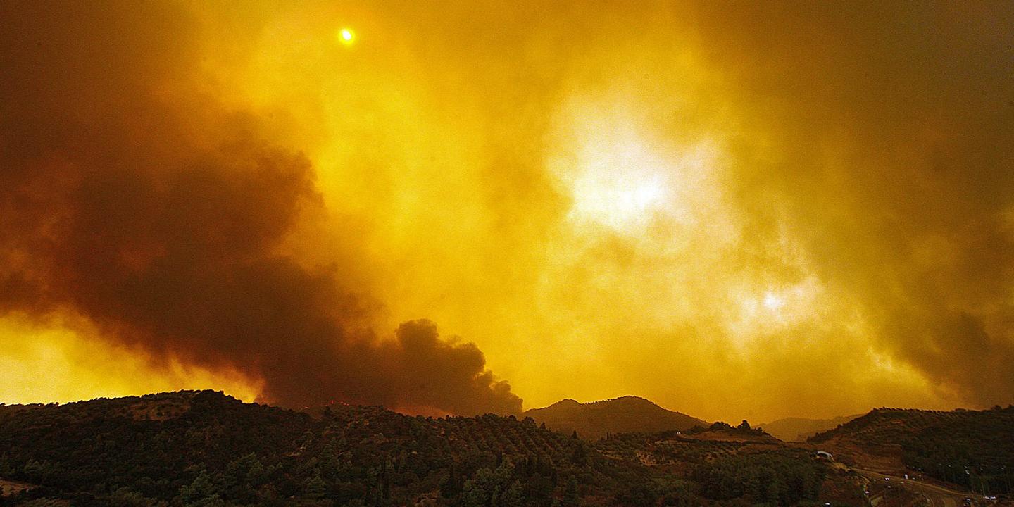 Incendie en Grèce : sept personnes inculpées pour pyromanie