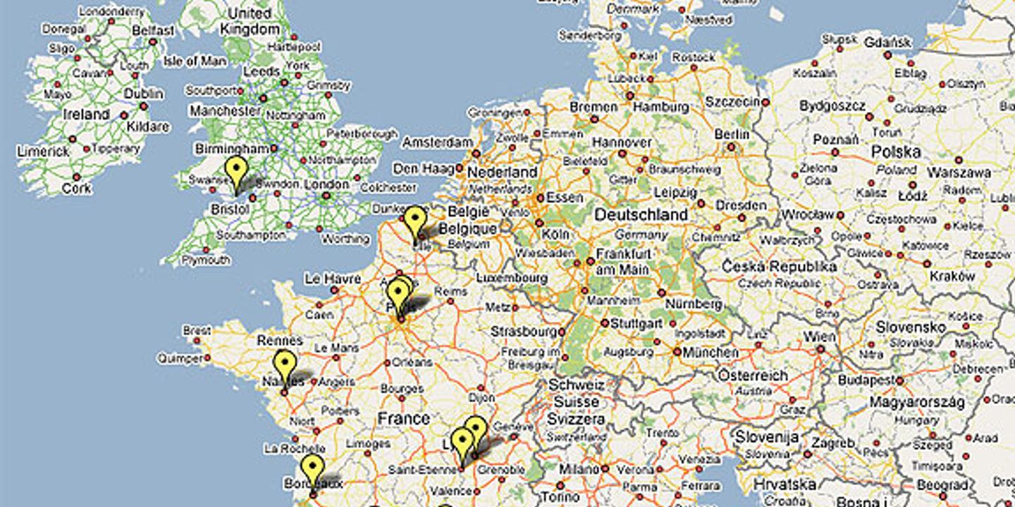 La Carte Des Stades De La Coupe Du Monde De Rugby