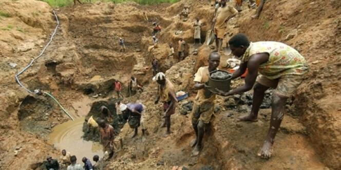 La République démocratique du Congo est riche en ressources minières. Ici une mine d'or dans l'est du pays.