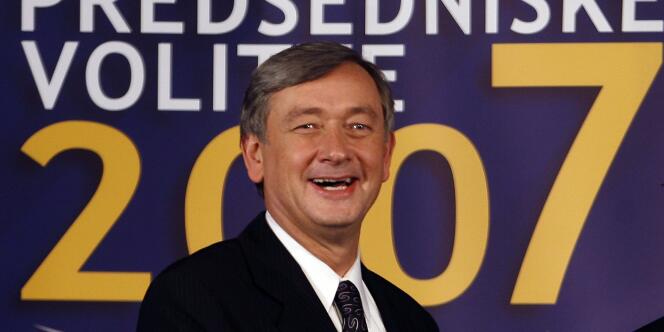Danilo Turk, le président slovène, en 2007.
