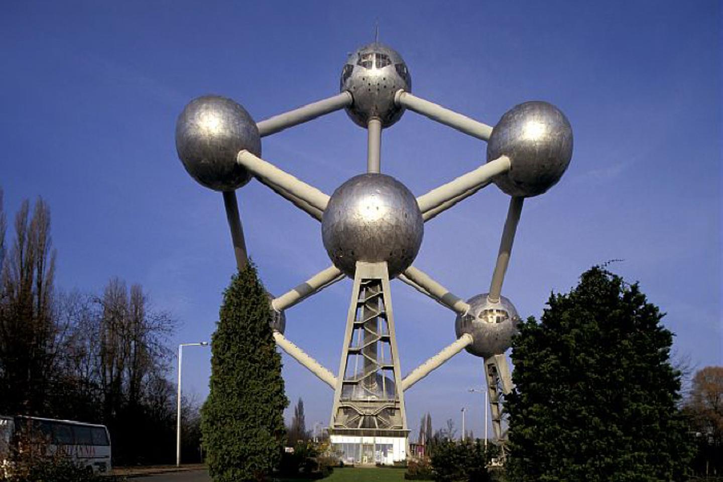 Expositions Universelles - cpsm bruxelles, exposition universelle 1958, télécabines, pavillon du