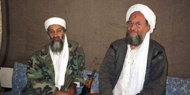 Oussama Ben Laden et Ayman Al-Zawahiri, les deux principaux dirigeants d'Al-Qaida, en 2001.