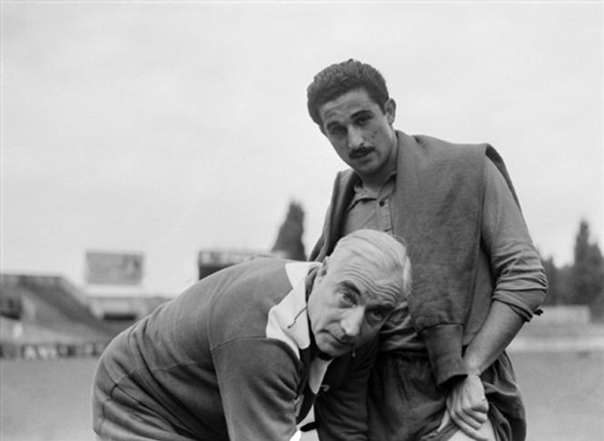 Photo non datée du footballeur Rachid Mekhloufi.