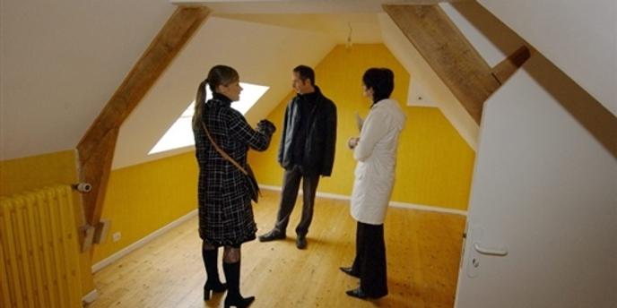 Un négociateur immobilier montre quelques maisons à la recherche d'un logement.