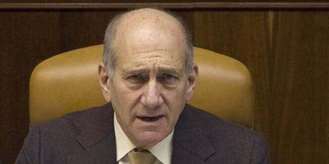 L'ancien premier ministre israélien Ehoud Olmert, le 1er février 2009.