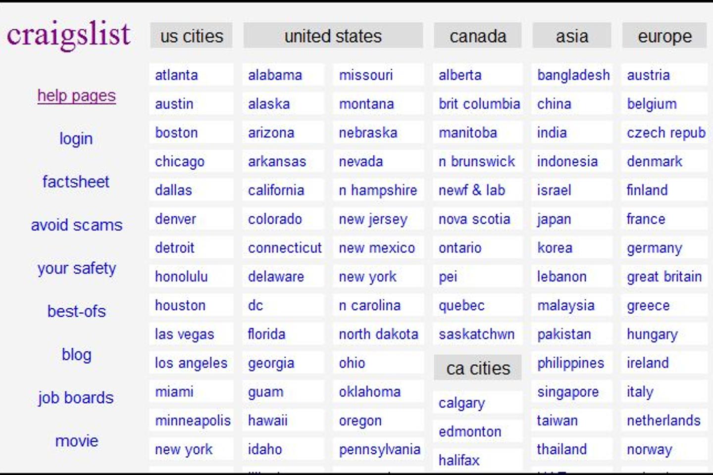 Le site Craigslist accusé de promouvoir la prostitution