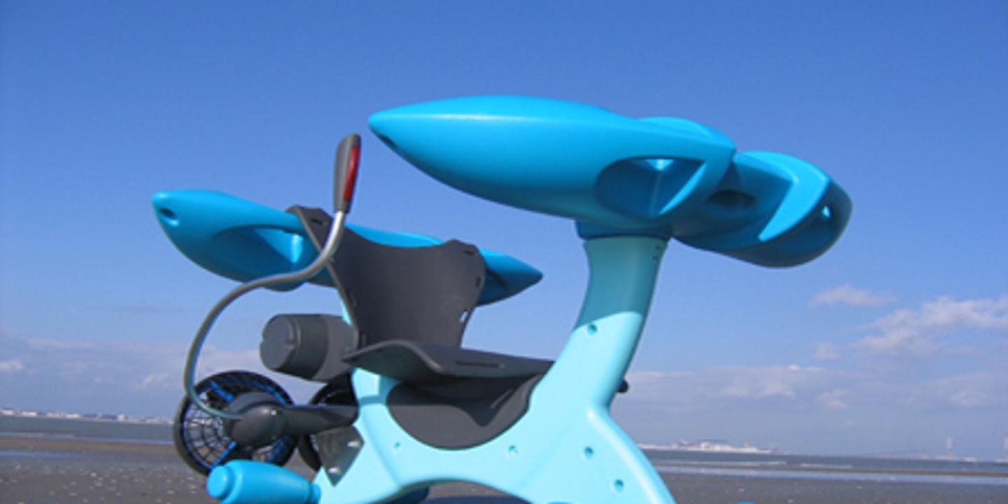 Faire du vélo dans l'eau
