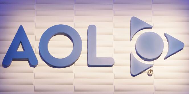 Le logo d'AOL.