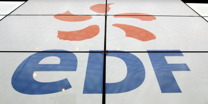 Le logo d'EDF.