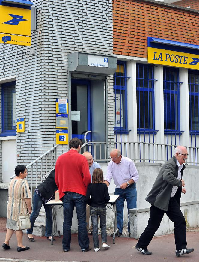 Un bureau de poste à Tourcoing en septembre 2009. 