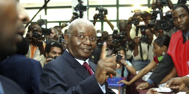Armando Guebuza, 67 ans, président du Mozambique, surnommé 