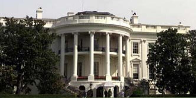 Vue de la Maison Blanche à Washington.