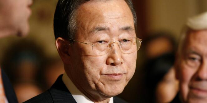 Le chef de l'ONU, Ban Ki-moon