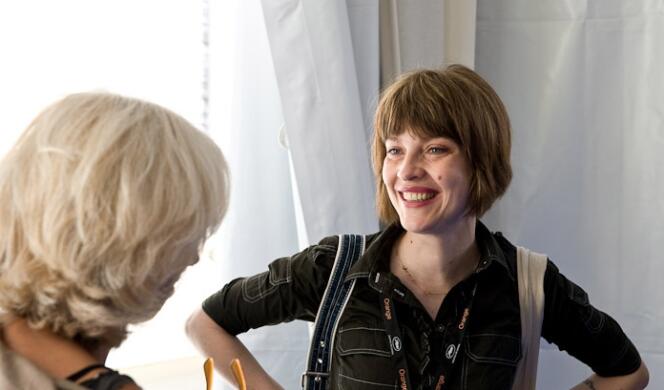 La réalisatrice et scénariste Axelle Ropert à la Quinzaine des réalisateurs en mai 2009.