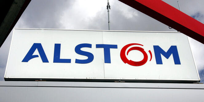 Le logo d'Alstom, en août 2006.