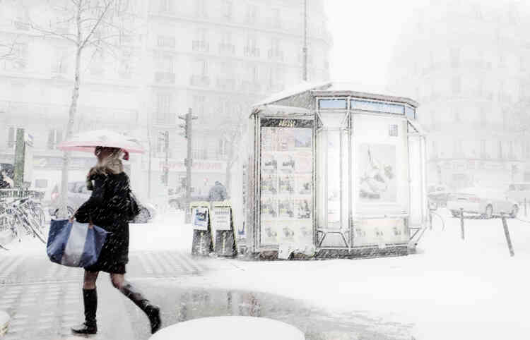 Photo d'un internaute prise à Paris, boulevard Voltaire, le 17 décembre