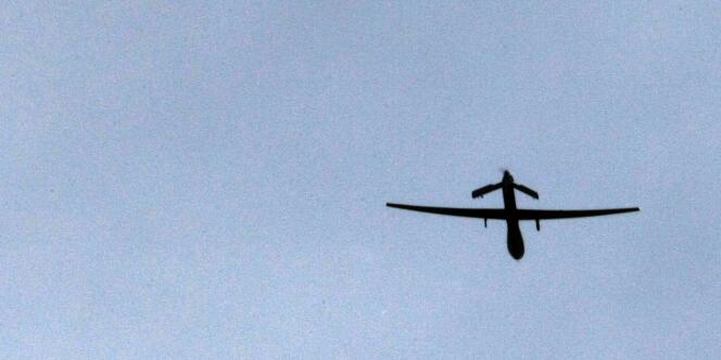 Un drone Predator décolle de la base américaine de Kandahar, en 2009.