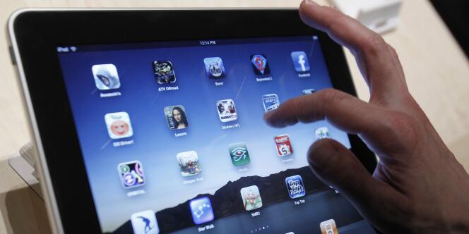 L'iPad, la tablette tactile d'Apple.