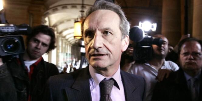 Gérard Longuet, en mars 2005, au Palais de justice de Paris.