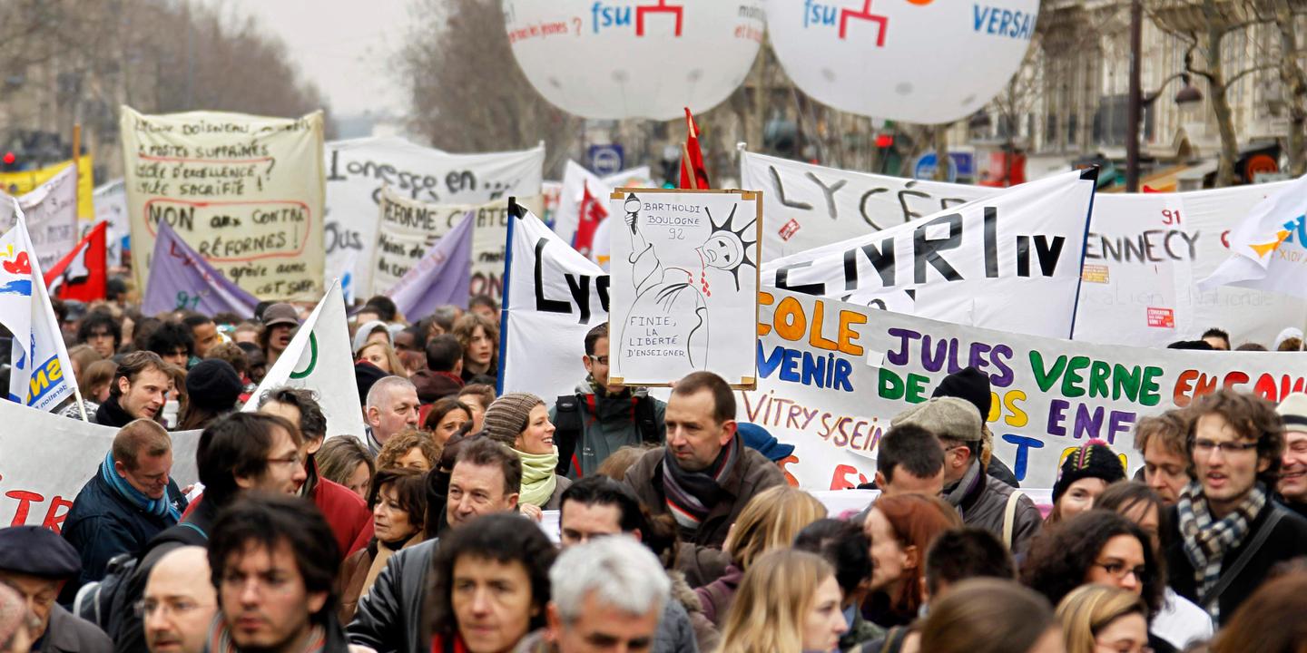 Education nationale : grève et manifestations contre les suppressions ...