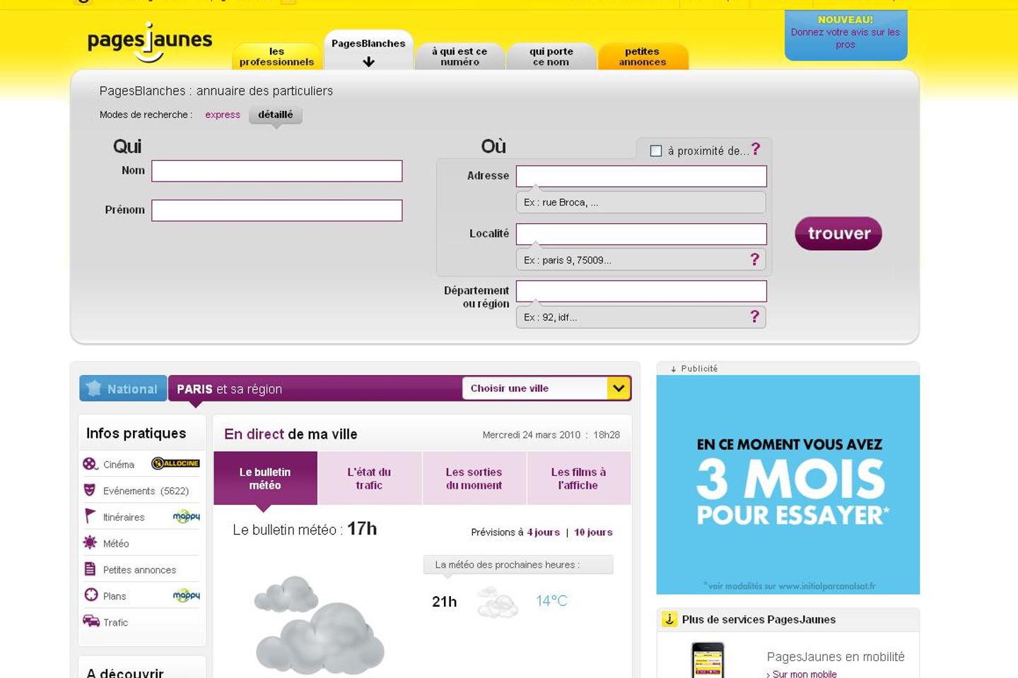 Haut 74+ imagen annuaire adresse pagesblanches fr.thptnganamst.edu.vn