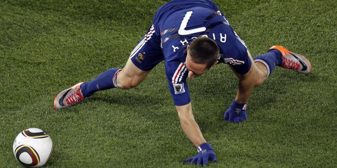 Ribéry et les Bleus ont été battus par le Mexique, jeudi soir.