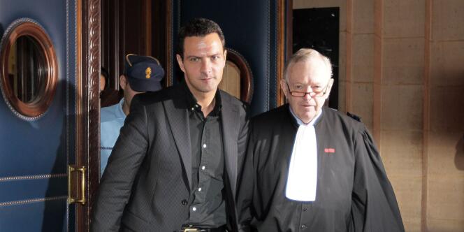 Jérôme Kerviel et son avocat, Me Metzner, le 25 juin.