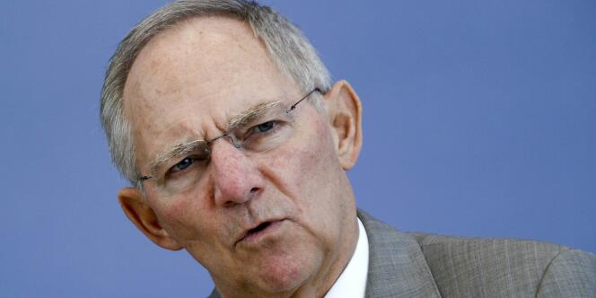 Le ministre des finances allemand, Wolfgang Schäuble, souligne que 