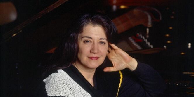 Photo non datée de la pianiste argentine Martha Argerich.
