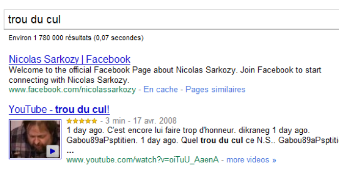 La page Facebook de Nicolas Sarkozy est victime depuis quelques jours d'un 