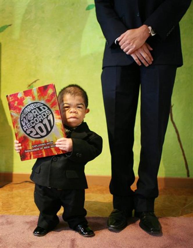 record du monde Guinness de la plus petite personne au monde