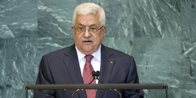 Le président de l'Autorité palestinienne, Mahmoud Abbas, le 25 septembre 2010 à la tribune de l'ONU, à New York.