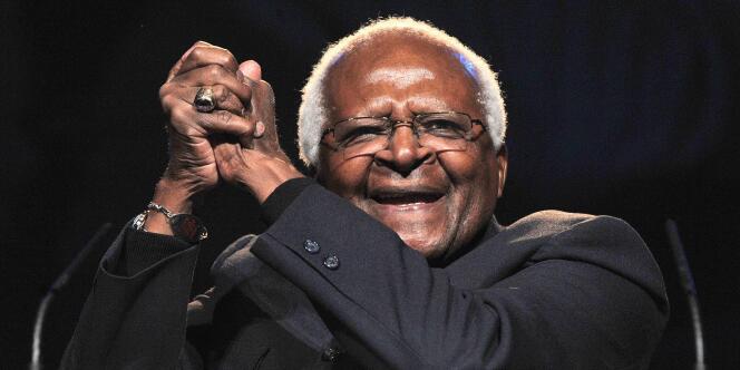 Desmond Tutu, Prix Nobel de la paix 1984, en 2010.
