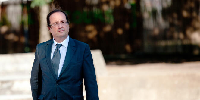 François Hollande à Brive-la-Gaillarde, le 23 juillet 2010.