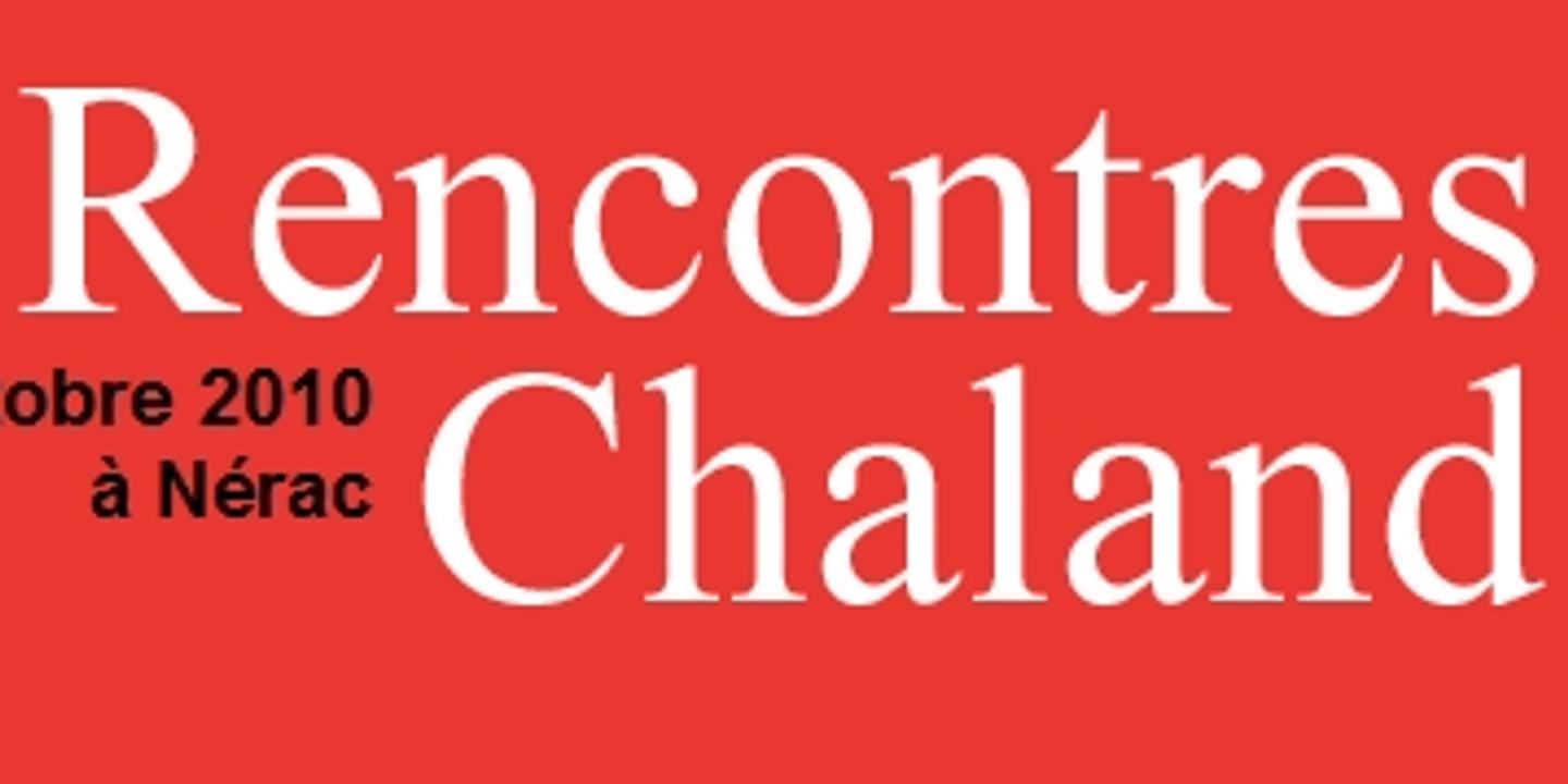 rencontres chaland 2010